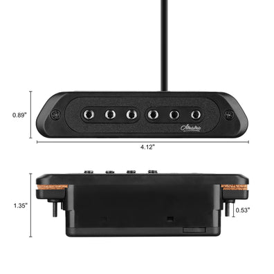 AMUMU SP60 Passive Humbucking Soundhole Pickup for Acoustic Guitar